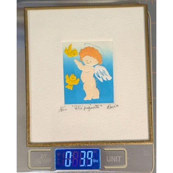 Rocio Pindter Mi Pajarito Limited Edition Print Framed 'My little bird' - Picture 14 of 14